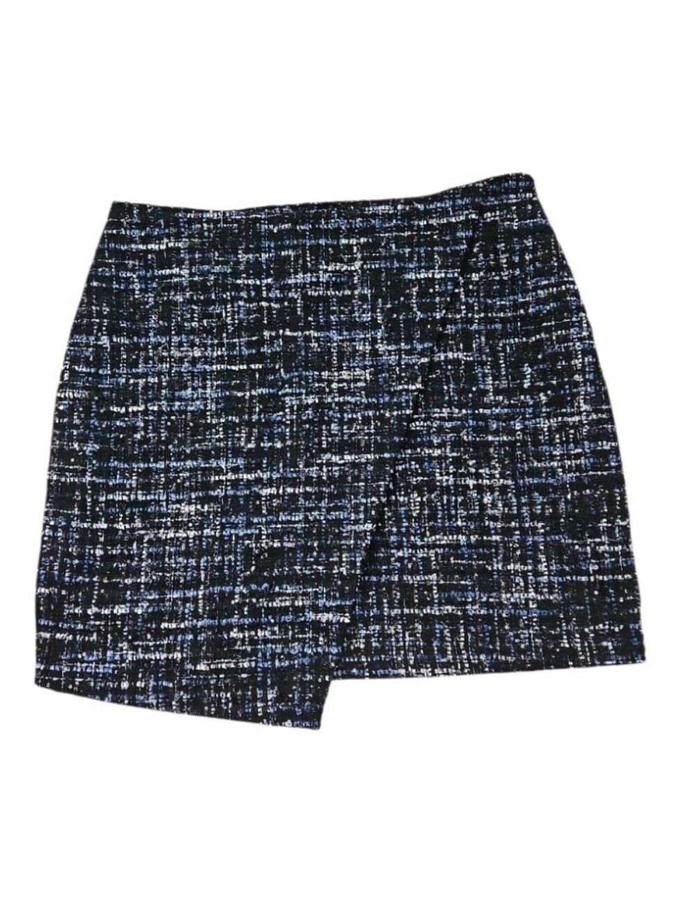 Bagatelle Collection Women's Black, White, And Blue Sparkle Skirt Size Large